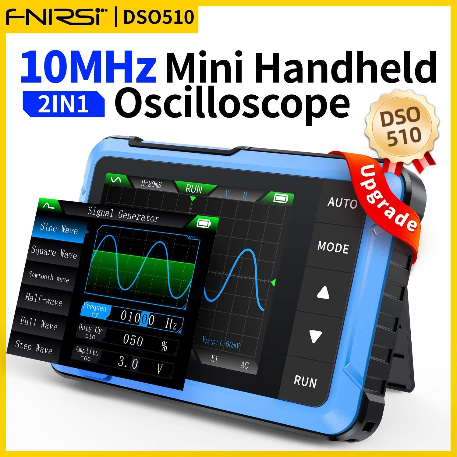 Fnirsi Digital Oscilloscope Handheld - FNIRSI nouveau DSO510 DSO152 DSO153 Mini