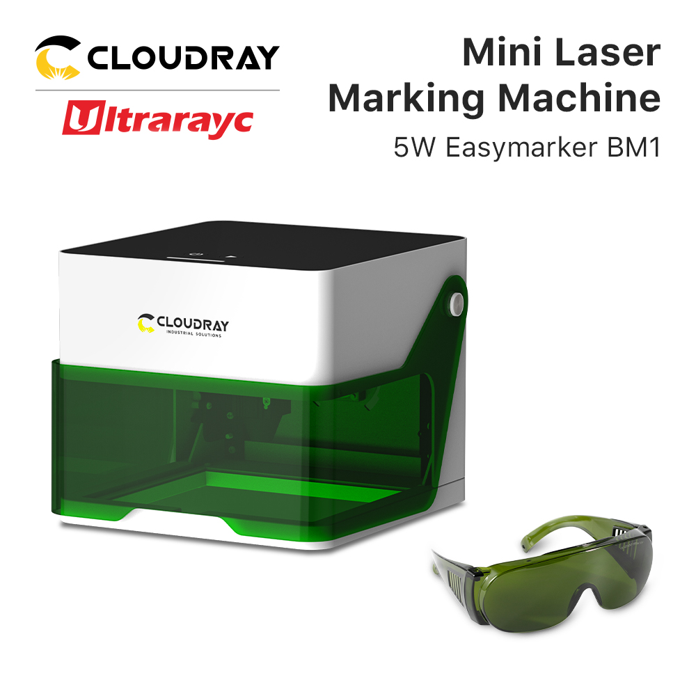 Fiber Laser Marking Machine 30W - Cloudray 5000mw CNC Mini graveur Laser
