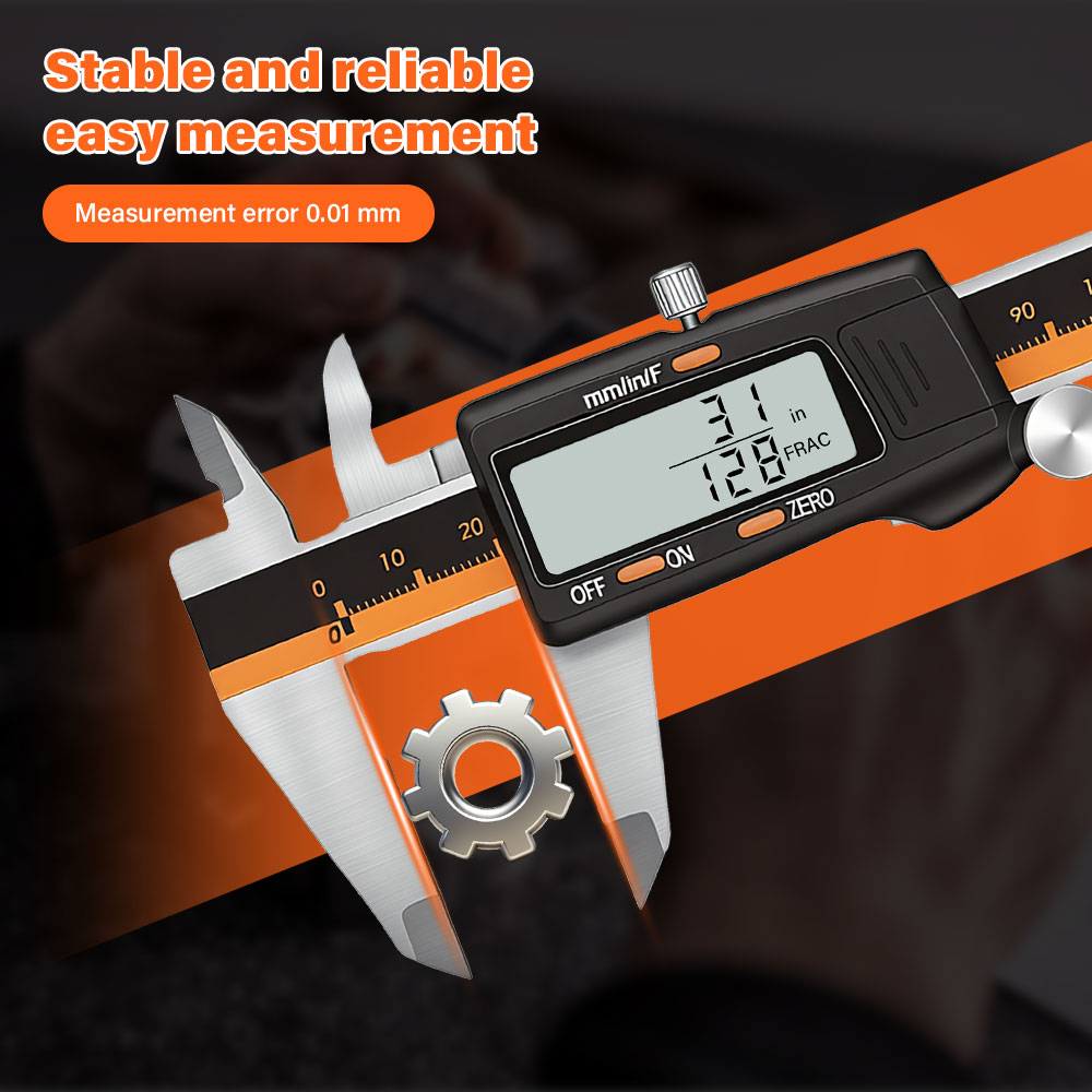 Digital Caliper 150Mm Stainless Steel - Pied à coulisse numérique en acier