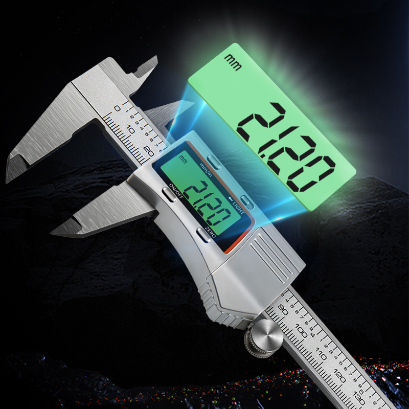 Digital Caliper 150Mm Stainless Steel - Pied à coulisse numérique rétro4.2, acier
