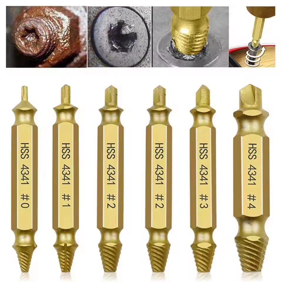 Industrial Tools - Jeu d'extracteurs de vis et boulons