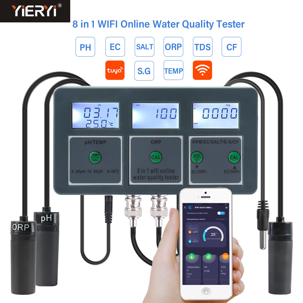 WiFi Tuya Smart PH mètre enreg - Ph Meter Digital Water Tester avis et prix