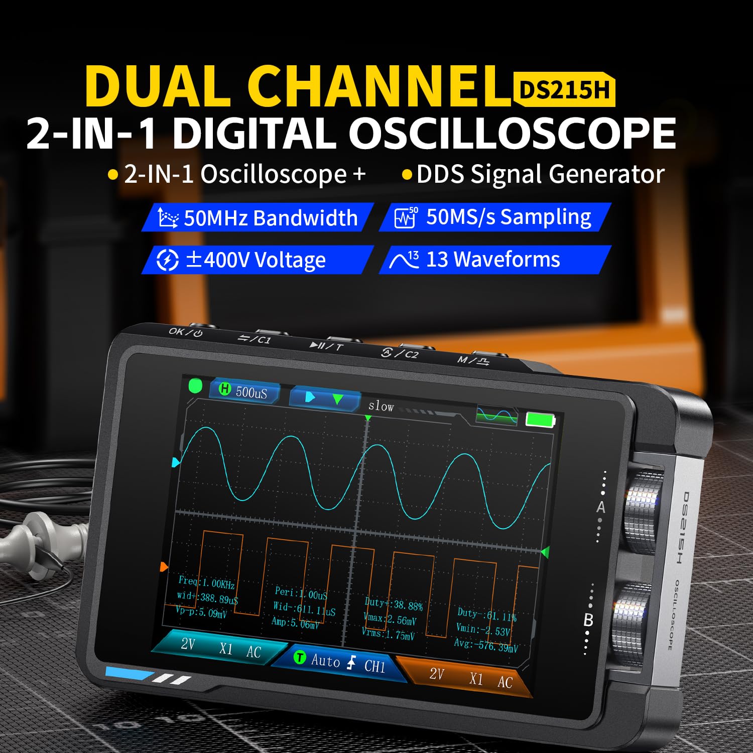 Oscilloscope numérique FNIRSI  - Fnirsi Digital Oscilloscope Handheld avis et prix