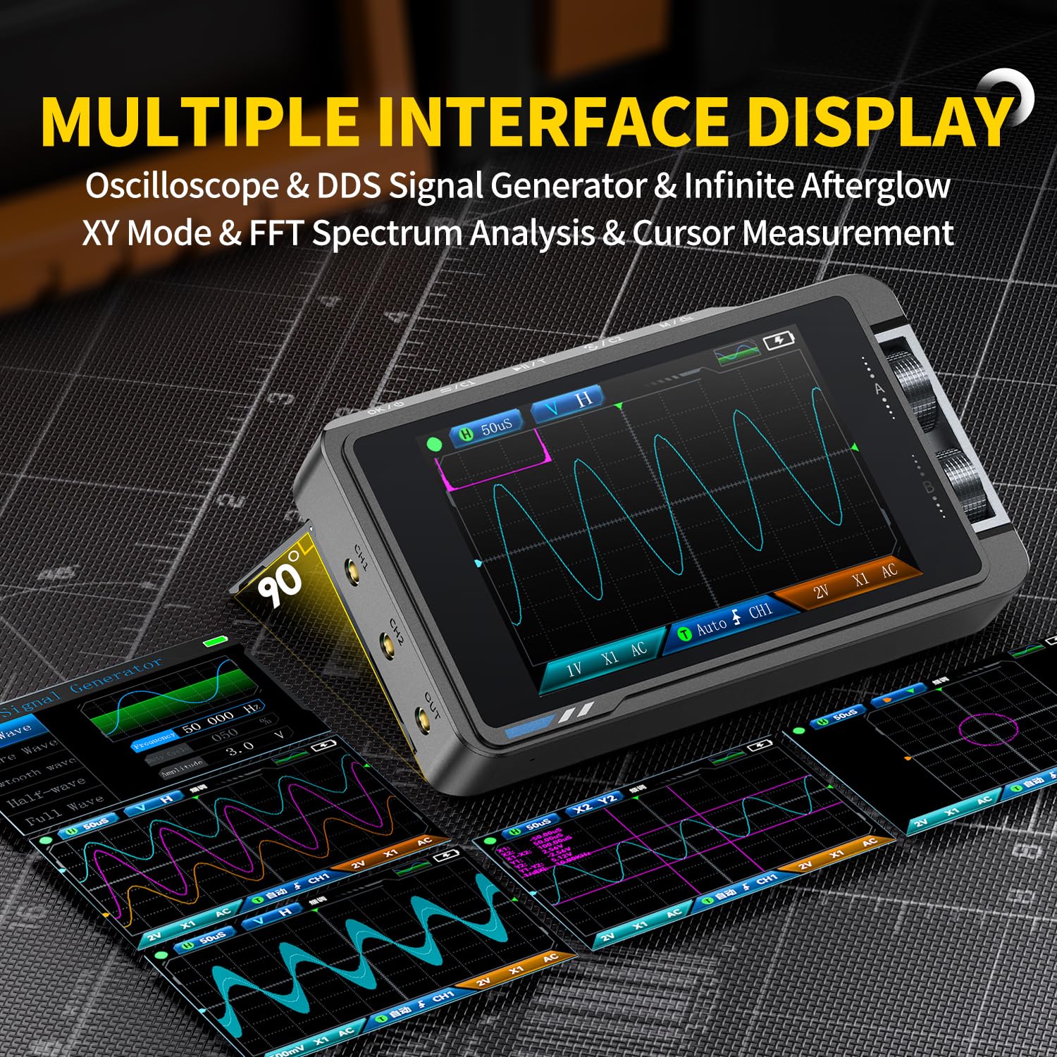 Oscilloscope numérique FNIRSI  - Fnirsi Digital Oscilloscope Handheld avis et prix