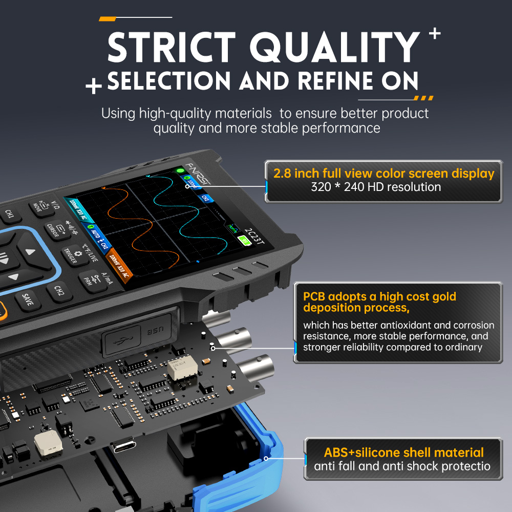 FNIRSI – Oscilloscope numériqu - Fnirsi Digital Oscilloscope Handheld avis et prix