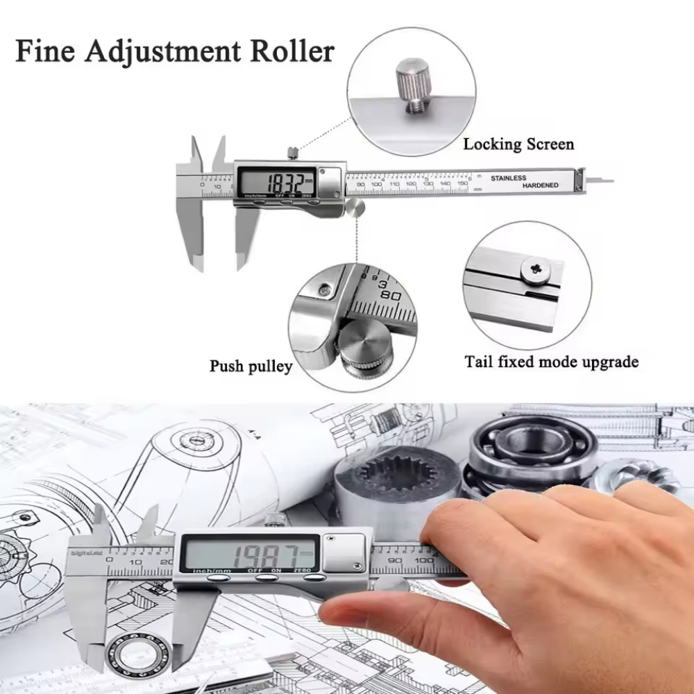 Pied à coulisse électronique d - Digital Caliper 150Mm Stainless Steel avis et prix