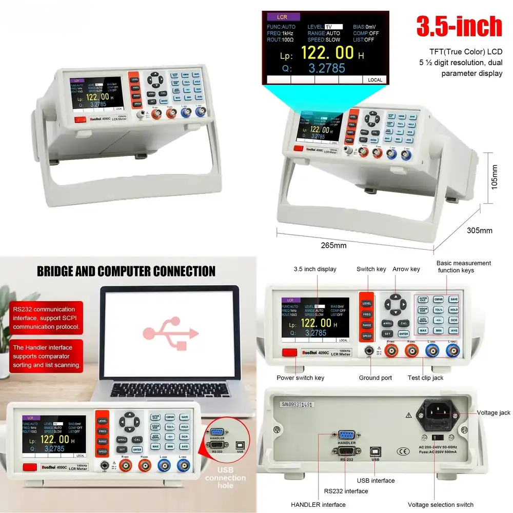 Compteur LCR numérique de bure - Test Instruments avis et prix