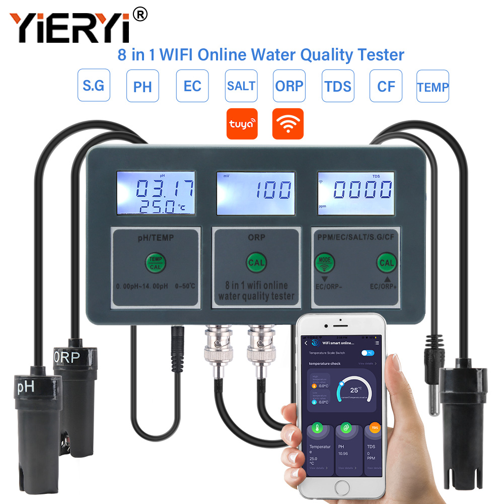 Yieryi WiFi Tuya Smart PH ORP  - Ph Meter Digital Water Tester avis et prix