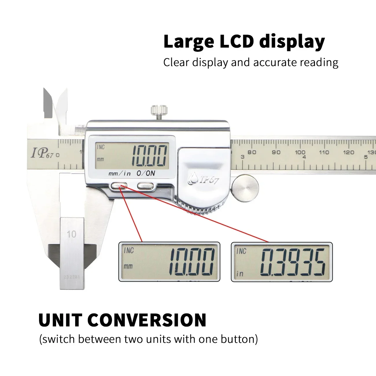 150 mm IP67 étanche numérique  - Digital Caliper 150Mm Stainless Steel avis et prix